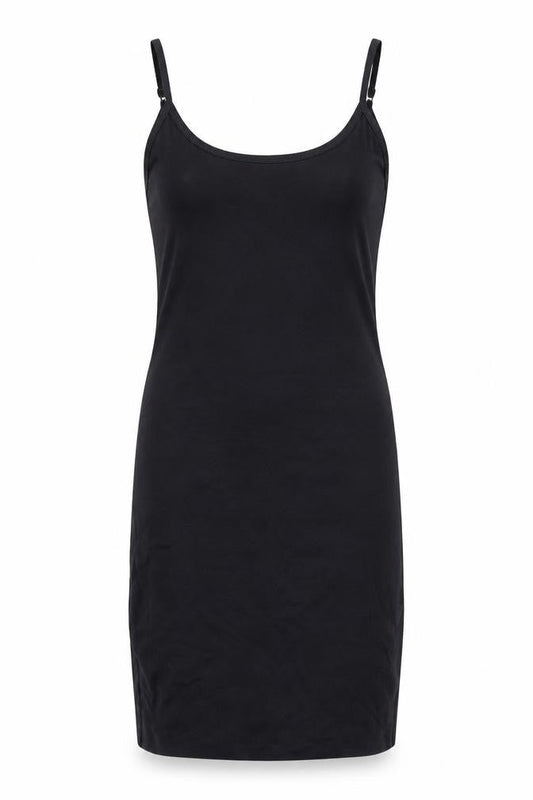 Debenhams Womens Black Polyamide Bodycon Size 12 Scoop Neck Pullover - Slip
