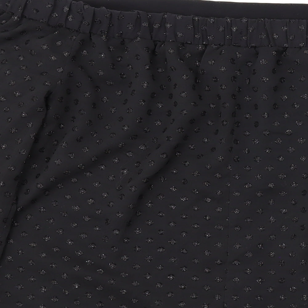 Womens UK Size 8 Oasis Black Basic Blouse