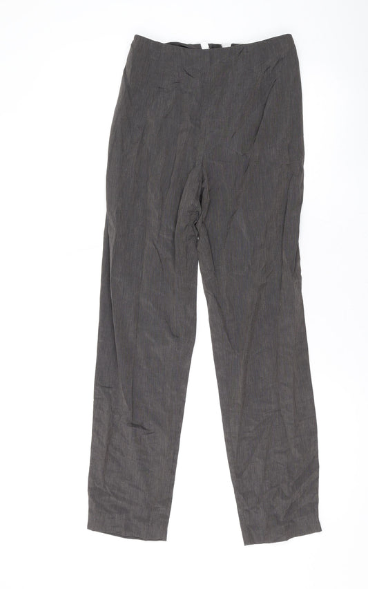 Womens UK Size 8 Wallis Regular Fit  Grey Trousers