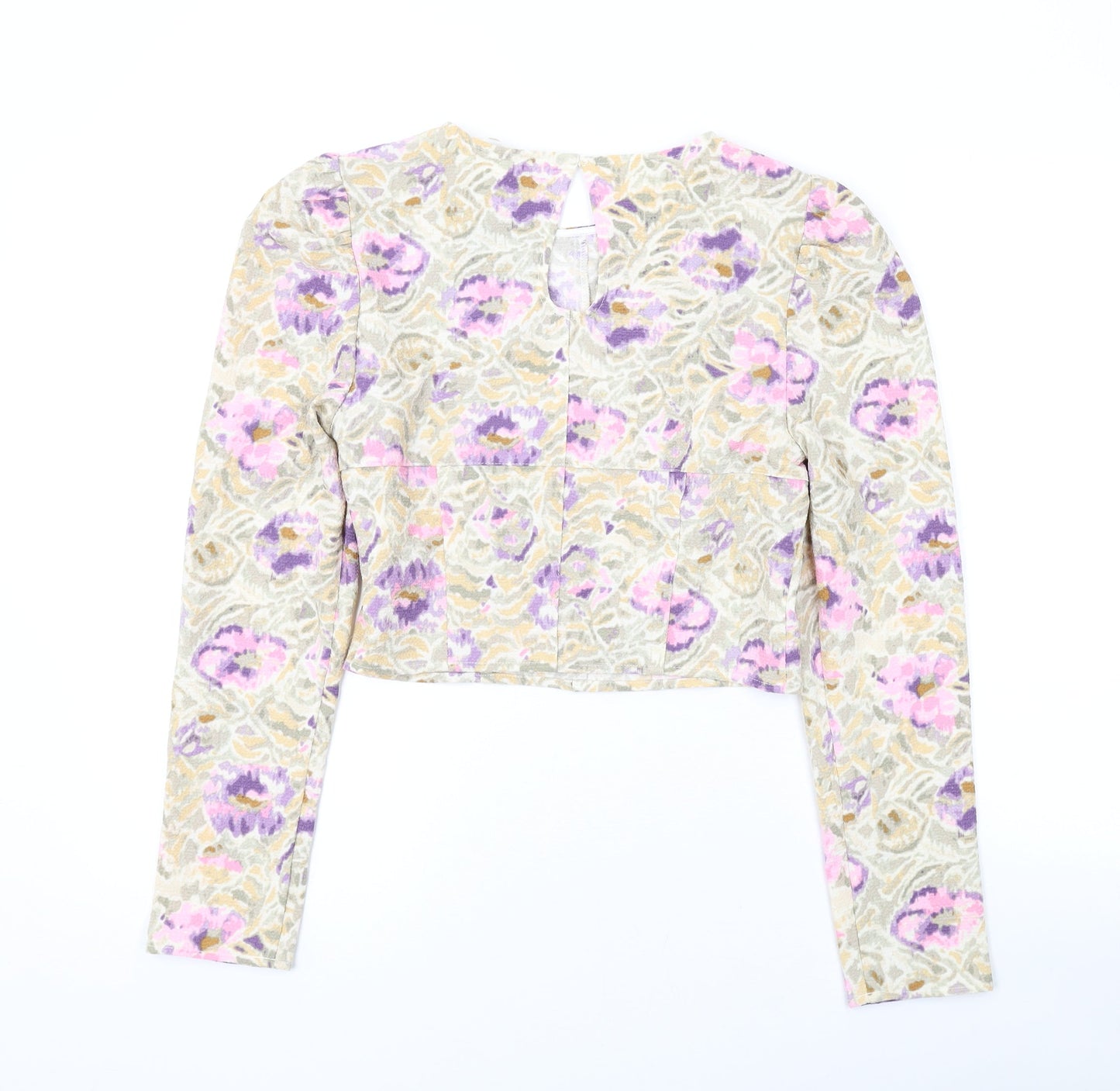 Womens UK Size S H&M Multicoloured Basic Blouse
