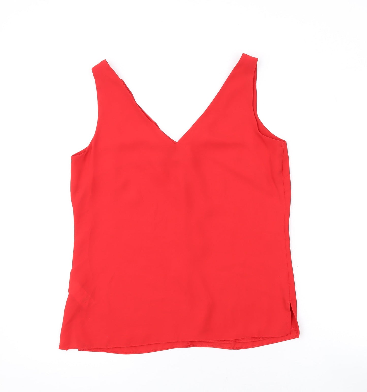 Womens UK Size 8 Wallis Red Basic Tank
