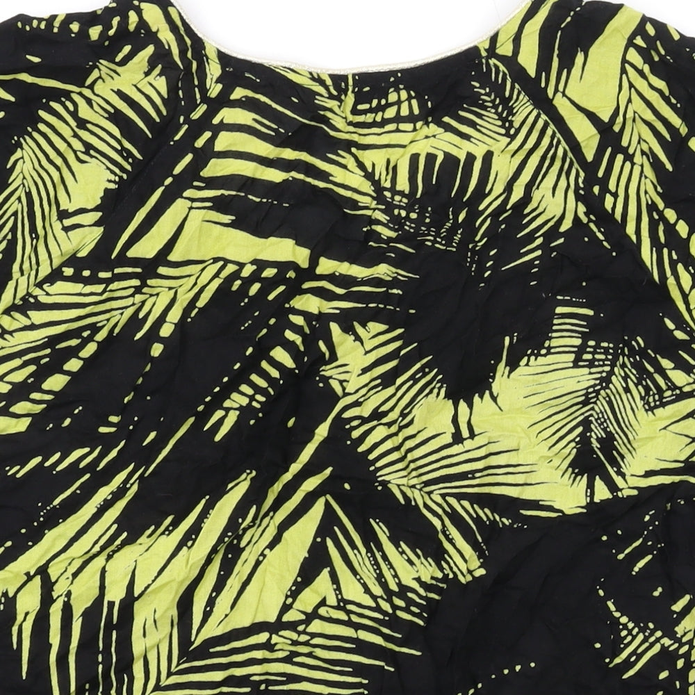 Womens UK Size 8 River Island Black Basic T-Shirt