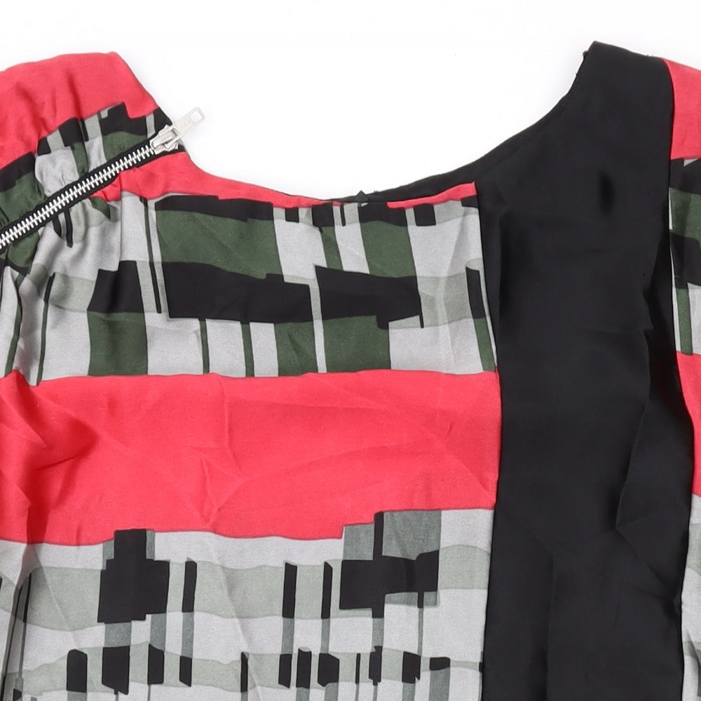 Womens UK Size 12 NEXT Pink Basic Blouse