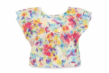 Womens UK Size 16 Soon Multicoloured Basic Blouse
