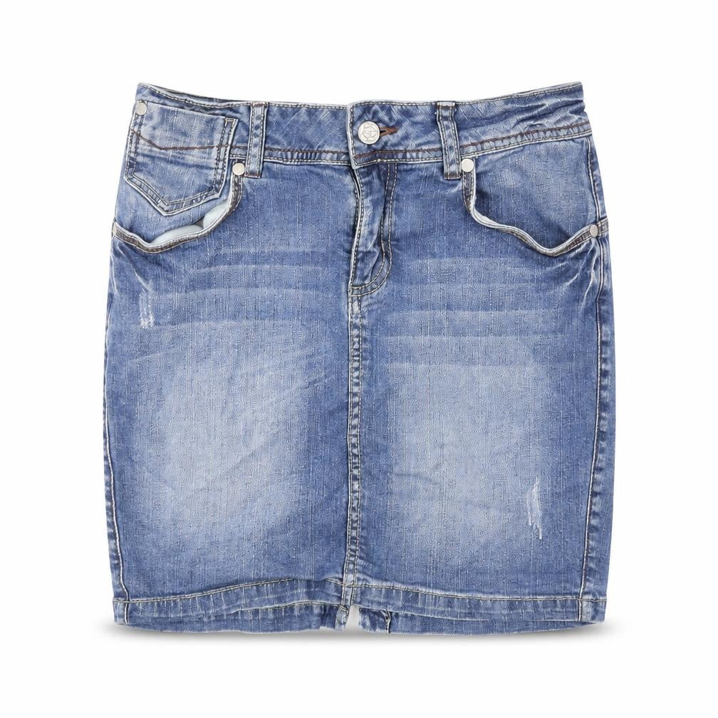 Womens UK Size 8 Limited Collection Mini Denim Skirt