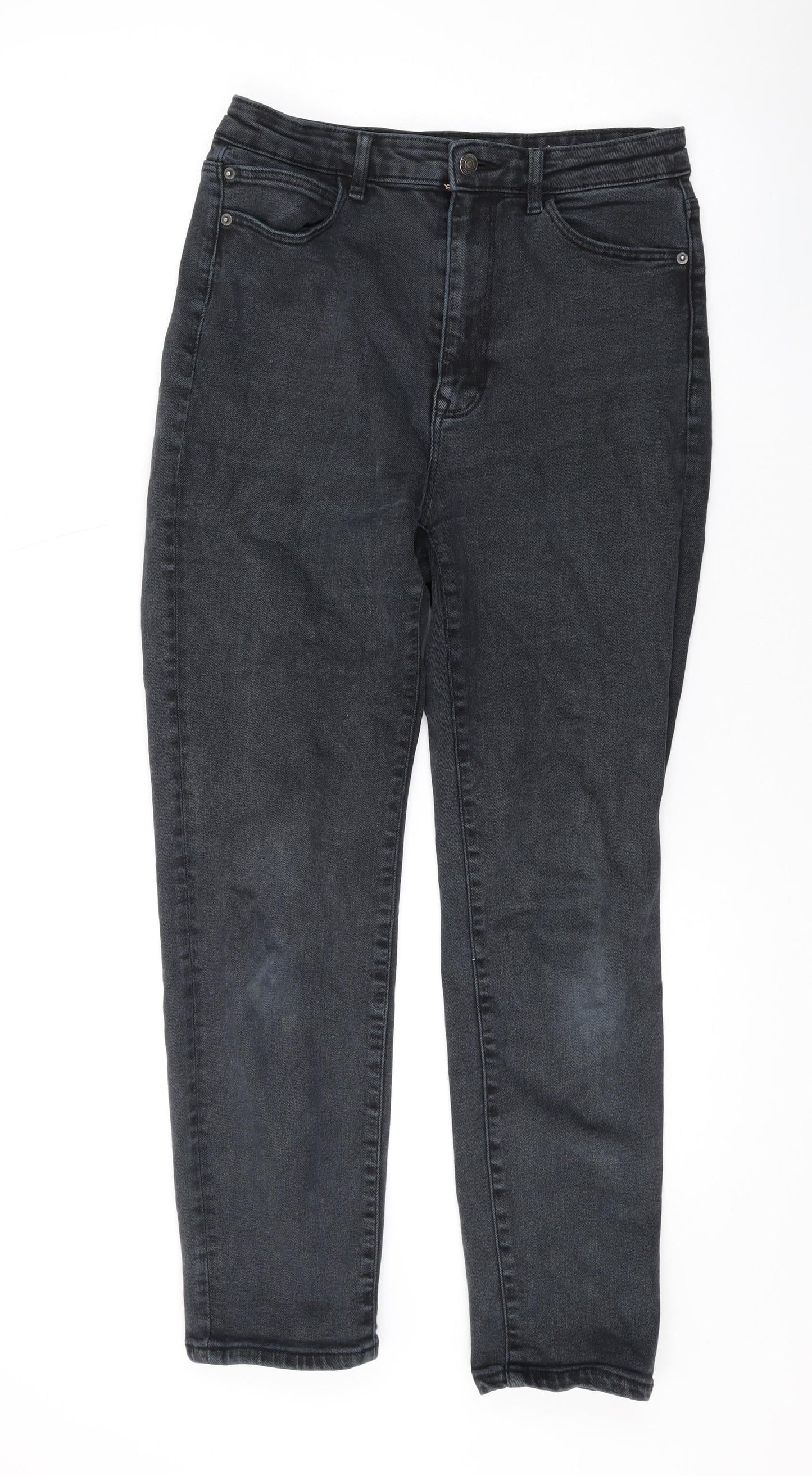 Womens UK Size 12 Stradivarius Regular Fit Skinny Grey Jeans