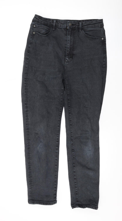 Womens UK Size 12 Stradivarius Regular Fit Skinny Grey Jeans