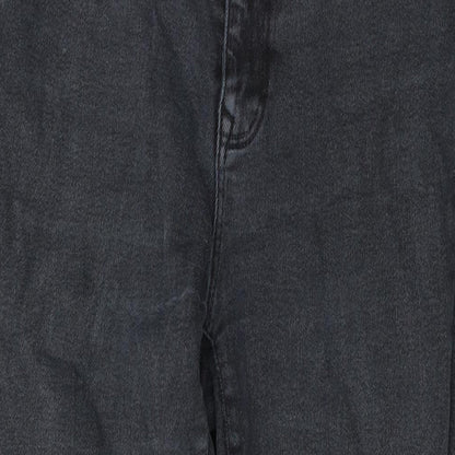 Womens UK Size 12 Stradivarius Regular Fit Skinny Grey Jeans