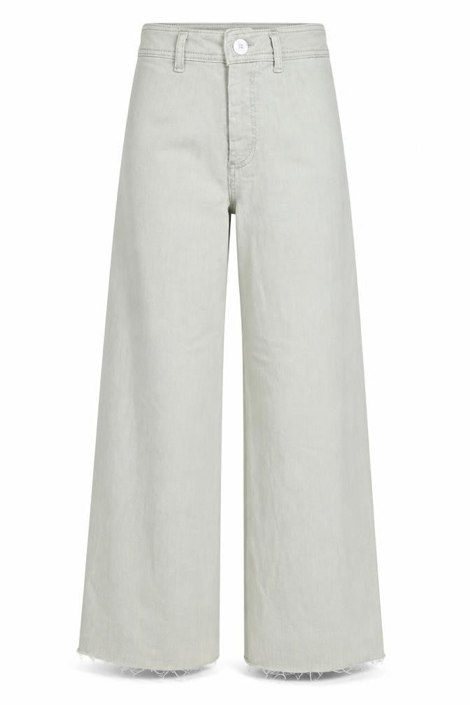 Womens UK Size 6 Denim & Co. Regular Fit Wide-Leg Green Jeans