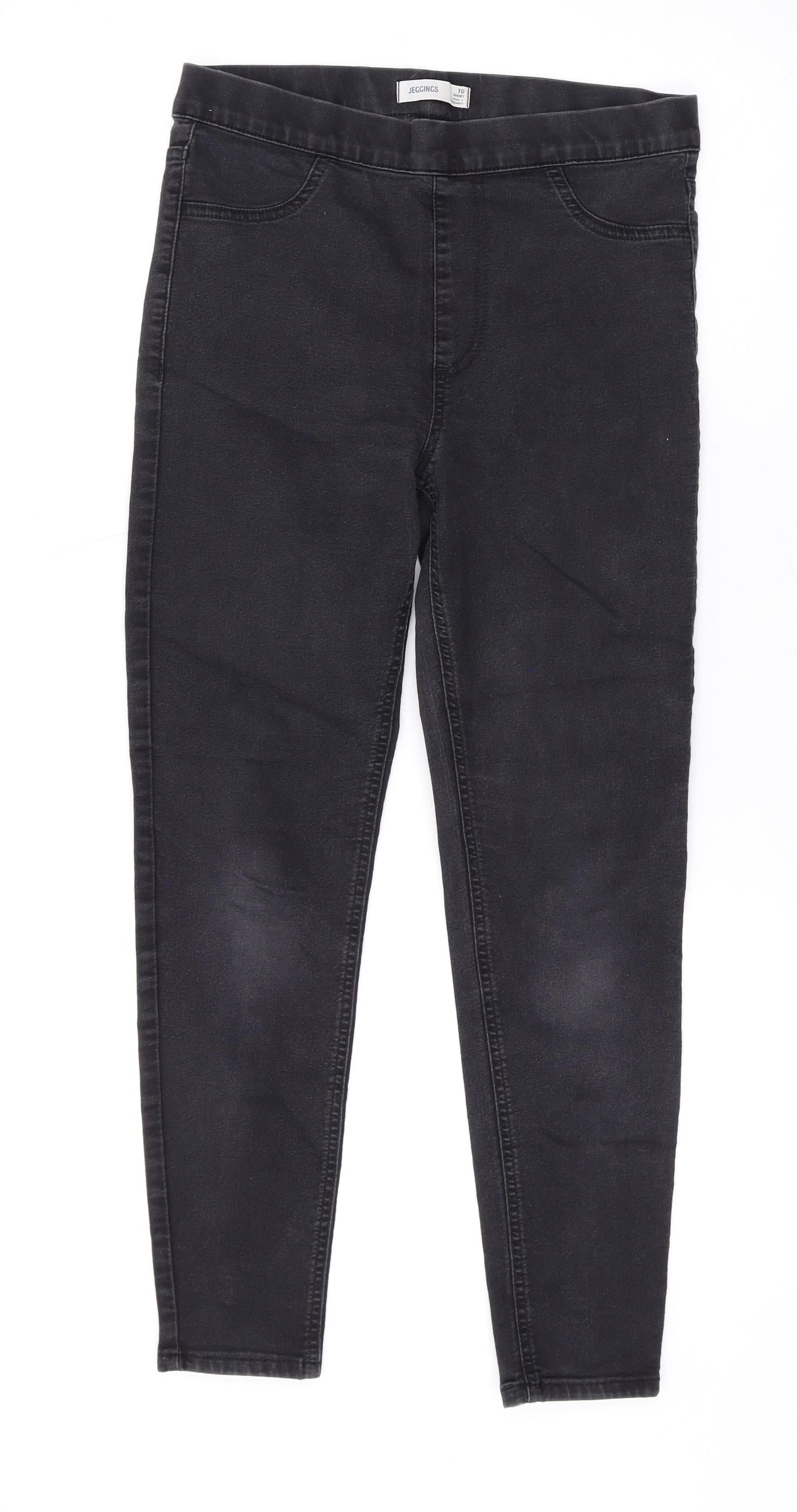Womens UK Size 10 Marks and Spencer Regular Fit Jegging Grey Jeans