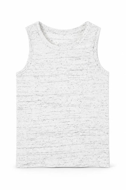 NEXT Boys Grey Cotton Basic Tank Size 5 Years Crew Neck - Pocket