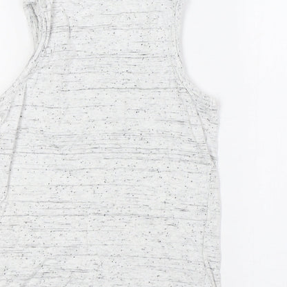 NEXT Boys Grey Cotton Basic Tank Size 5 Years Crew Neck - Pocket