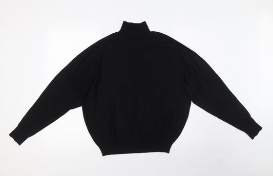 Womens UK Size XS H&M Black Pullover Jumper