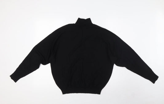 Womens UK Size XS H&M Black Pullover Jumper