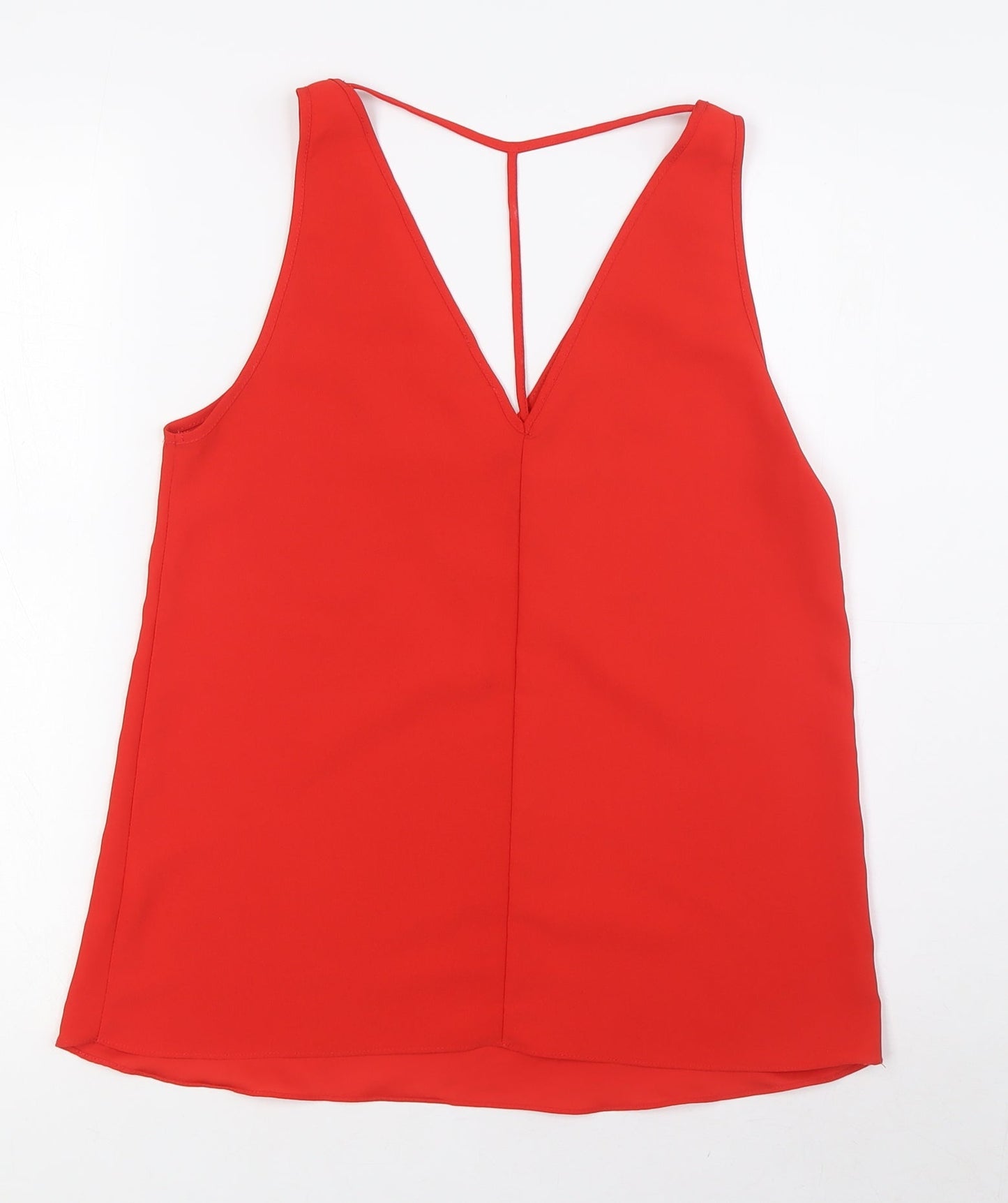 Womens UK Size 6 River Island Red Camisole Blouse