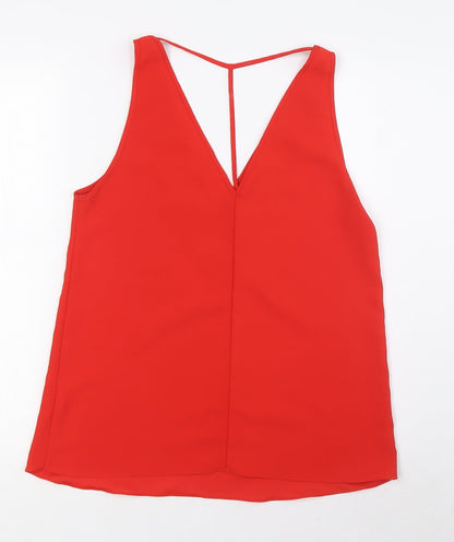 Womens UK Size 6 River Island Red Camisole Blouse