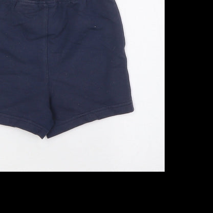 Nike Air Boys Blue Cotton Bermuda Shorts Size 2-3 Years Regular - Waist 10inc Inside Leg 2.5inc