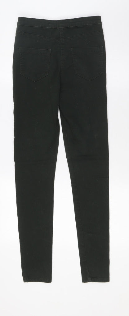 Denim & Co. Womens Green Cotton Skinny Jeans Size 6 L29 in Regular Zip