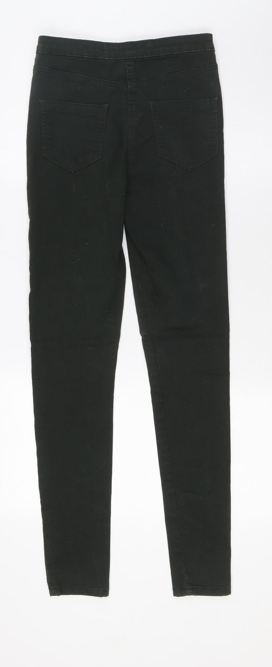 Denim & Co. Womens Green Cotton Skinny Jeans Size 6 L29 in Regular Zip