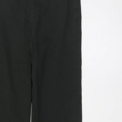 Denim & Co. Womens Green Cotton Skinny Jeans Size 6 L29 in Regular Zip