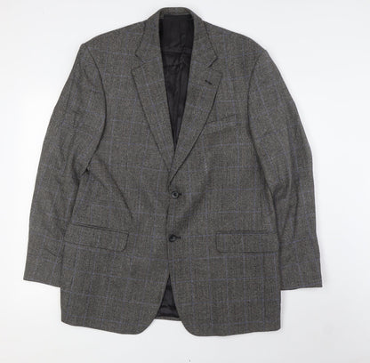 Mens UK Size 40 Marks and Spencer Regular Grey Suit Jacket