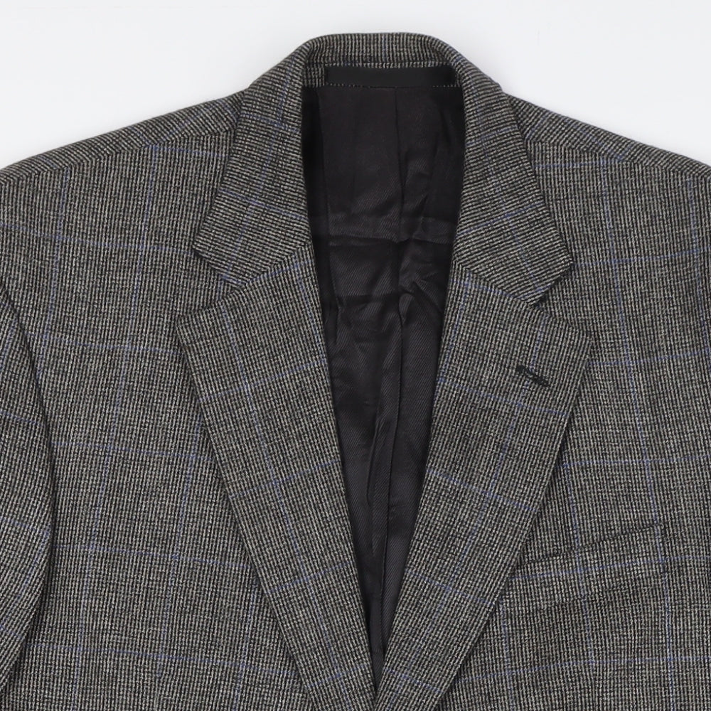 Mens UK Size 40 Marks and Spencer Regular Grey Suit Jacket