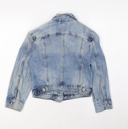 Womens UK Size 8 Denim & Co. Blue Jacket