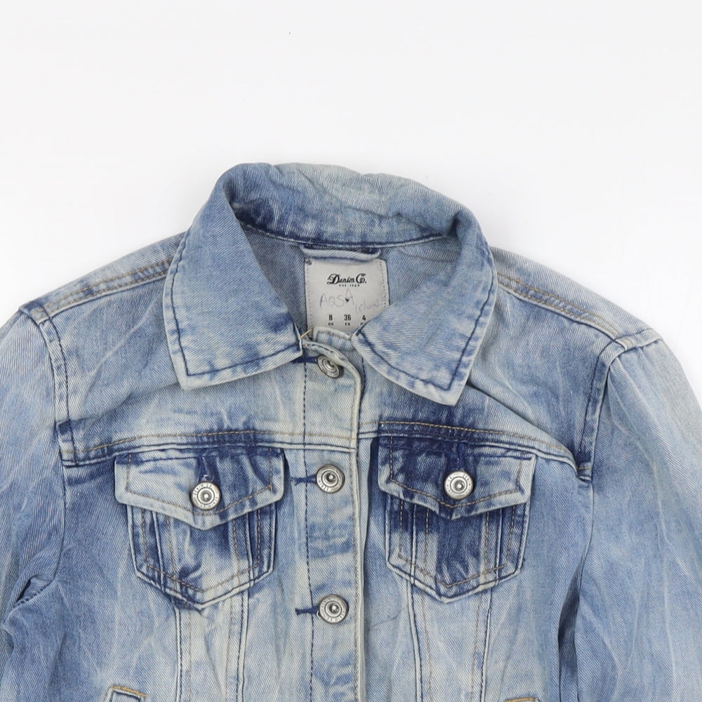 Womens UK Size 8 Denim & Co. Blue Jacket