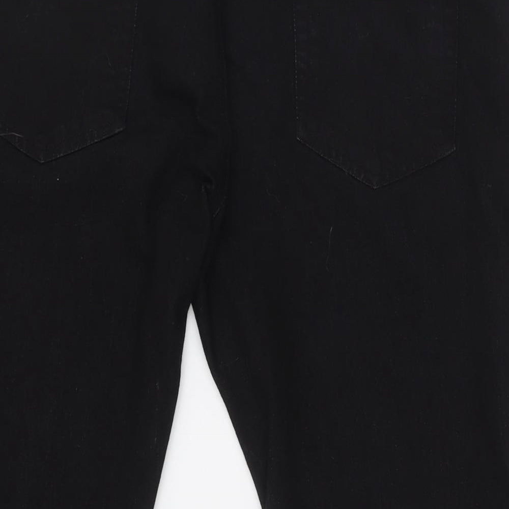 526 Mens Black Cotton Skinny Jeans Size 38 in L30 in Extra-Slim Zip