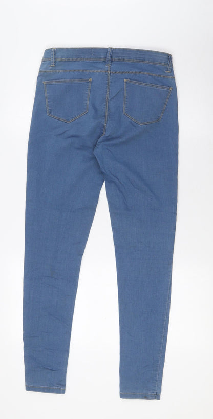 Demin Co Womens Black Cotton Skinny Jeans Size 8 L29 in Regular Zip
