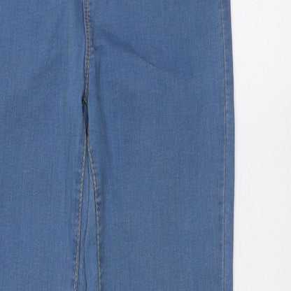 Demin Co Womens Black Cotton Skinny Jeans Size 8 L29 in Regular Zip