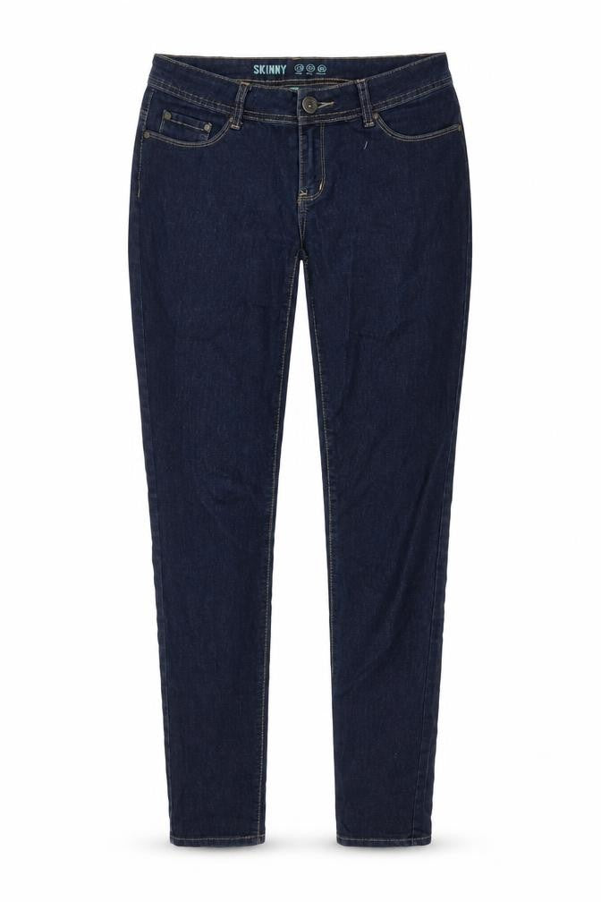 Womens UK Size 10 Denim & Co. Regular Fit Skinny Blue Jeans