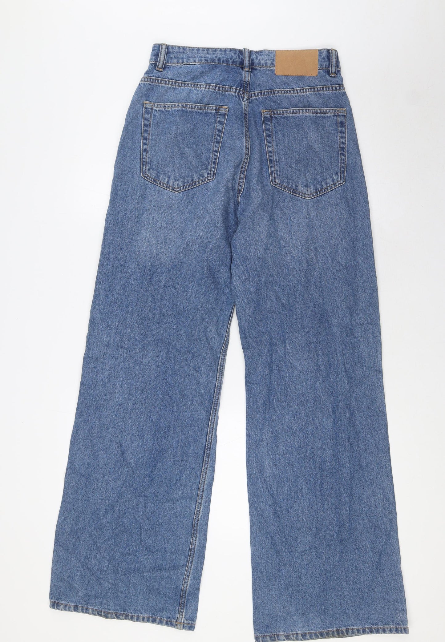 Womens UK Size 8 Divided Regular Fit Bootcut Blue Jeans