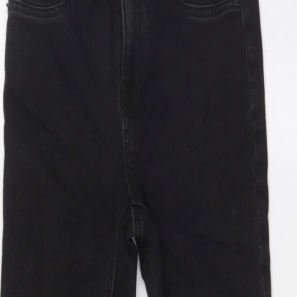 915 Generation Girls Beige Cotton Skinny Jeans Size 14 Years L27 in Slim Zip - Raw Hem