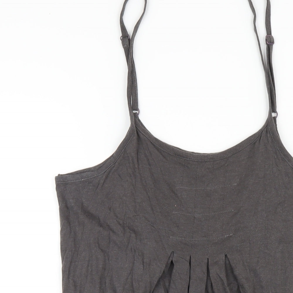 O'Neill Womens Grey Cotton A-Line Size M Round Neck Pullover