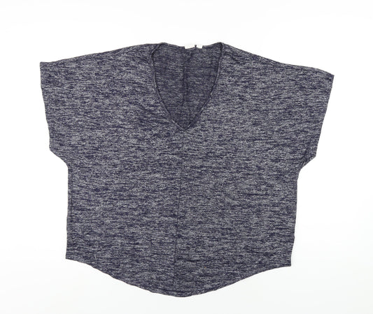 Womens UK Size L Gap Blue Basic T-Shirt