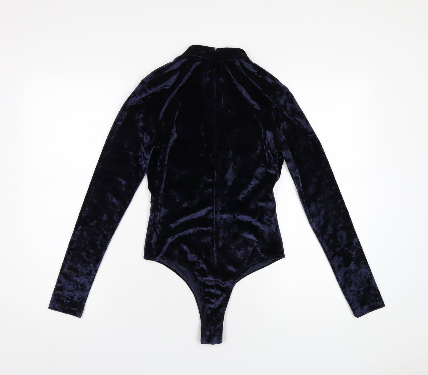 Sisters of the Tribe Womens Blue Polyester Bodysuit One-Piece Size 8 Zip
