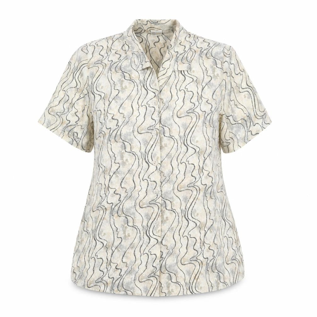 Womens UK Size 14 Your Sixth Sense Beige Basic Button-Up