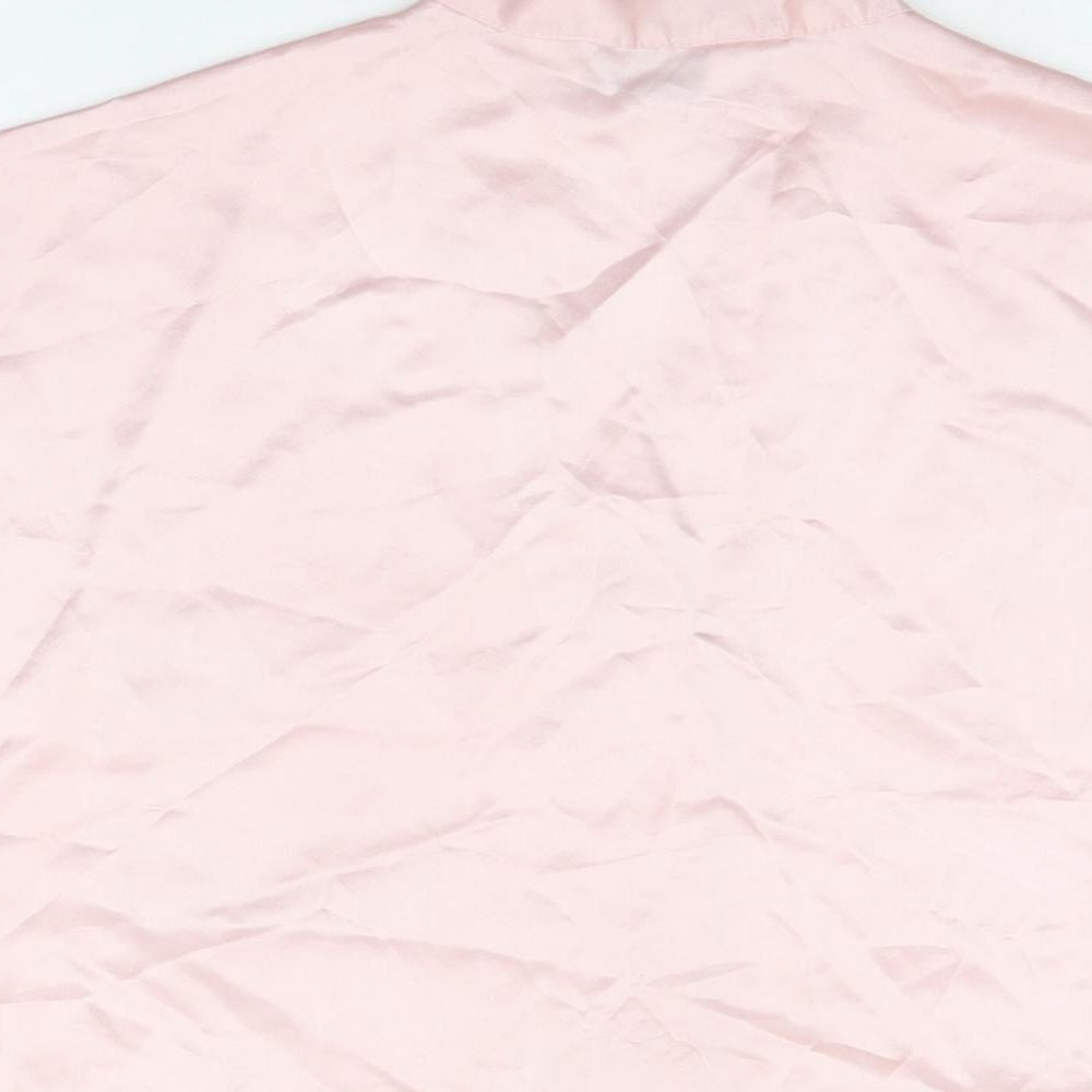 Womens UK Size 10 St Michael Pink Basic Button-Up