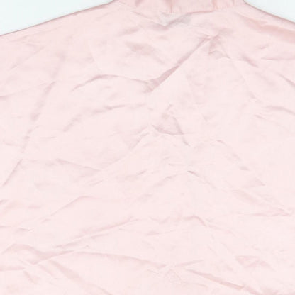 Womens UK Size 10 St Michael Pink Basic Button-Up