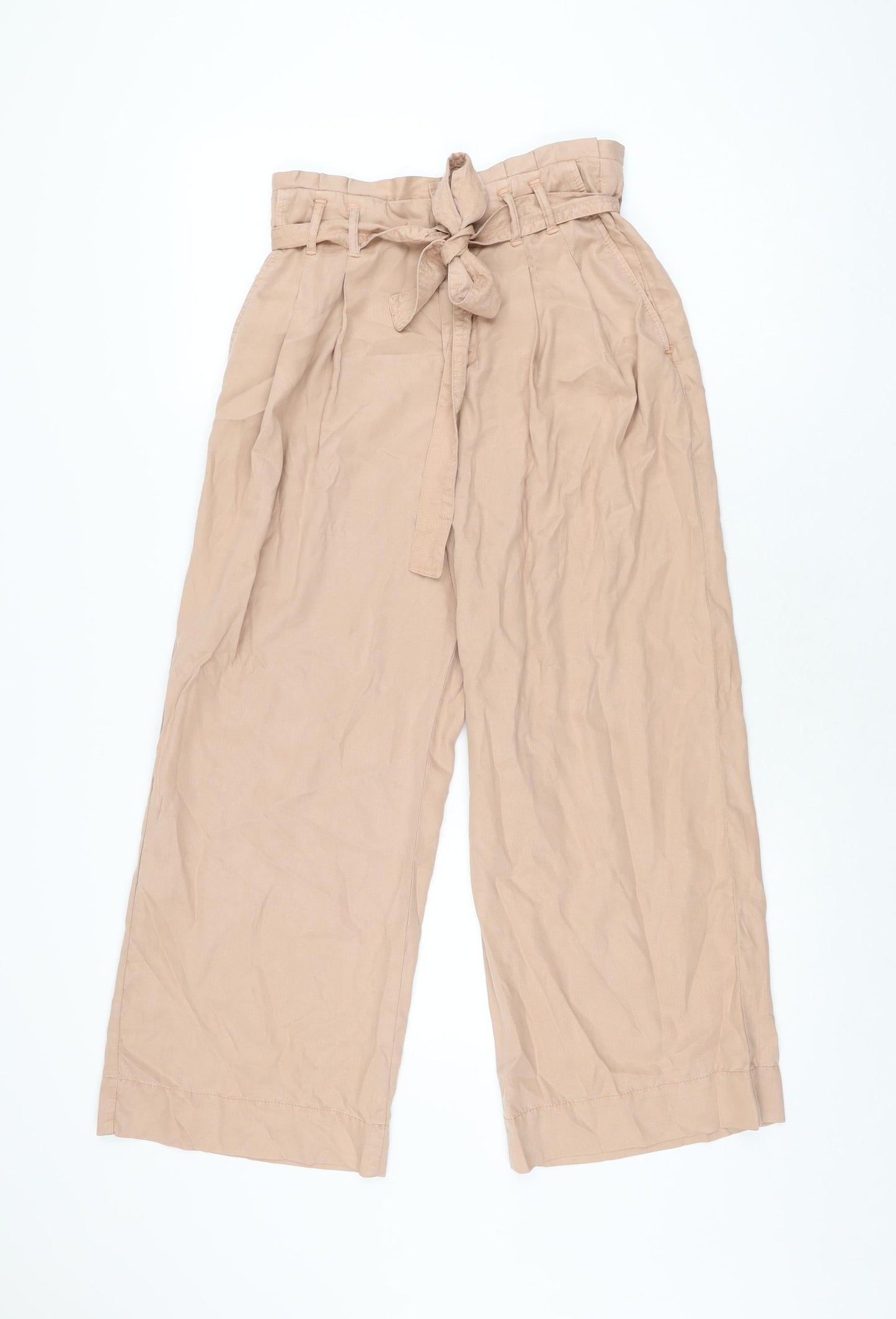 Womens UK Size 6 Zara Regular Fit  Pink Trousers