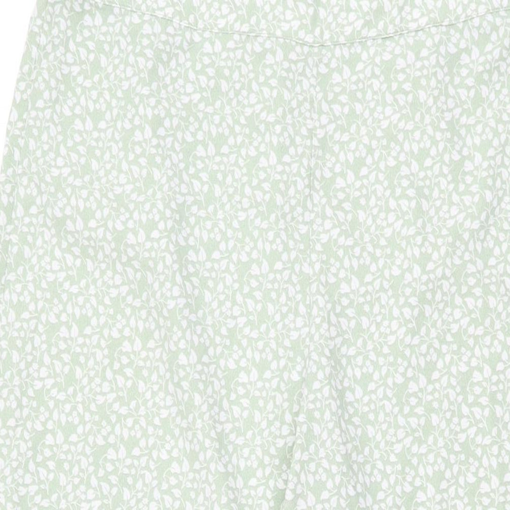 Womens UK Size 16 H&M Regular Fit  Green Trousers