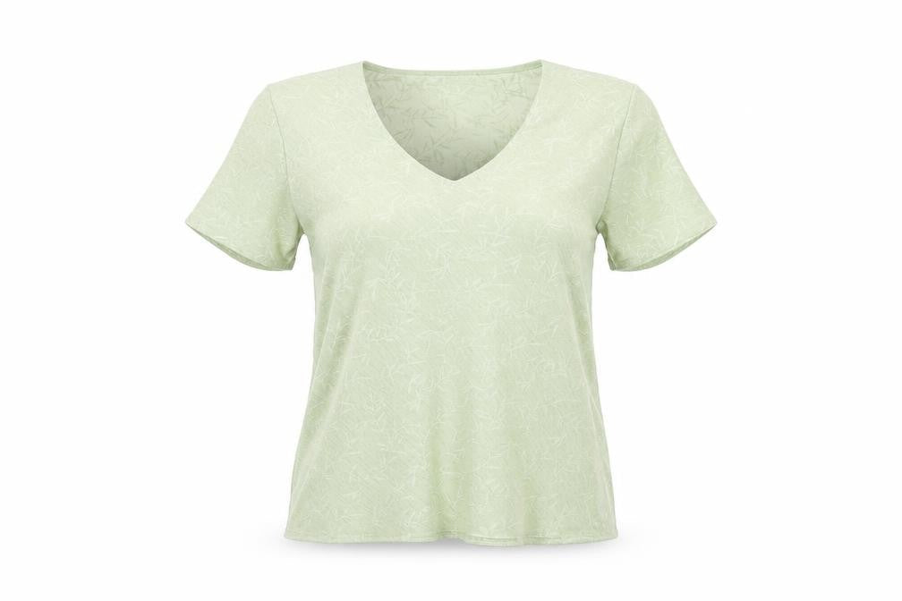 Womens UK Size 12 OPUS Green Basic T-Shirt