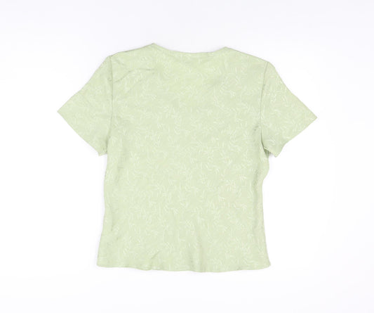 Womens UK Size 12 OPUS Green Basic T-Shirt