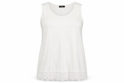 Just Be You Womens White Polyester Basic T-Shirt Size XL Round Neck