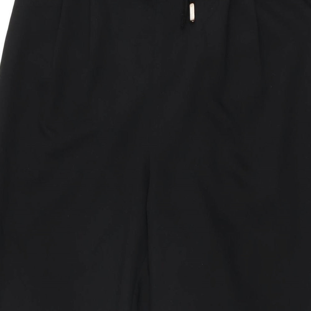 Womens UK Size XS Zara Regular Fit  Black Trousers