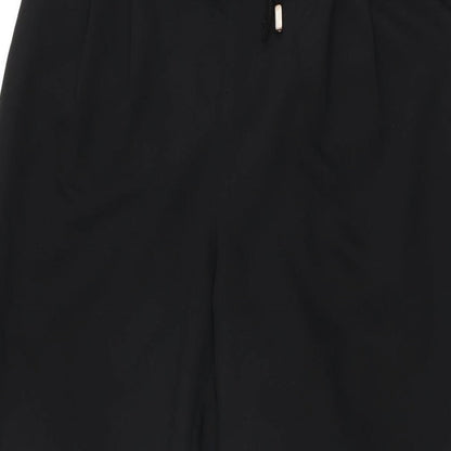 Womens UK Size XS Zara Regular Fit  Black Trousers