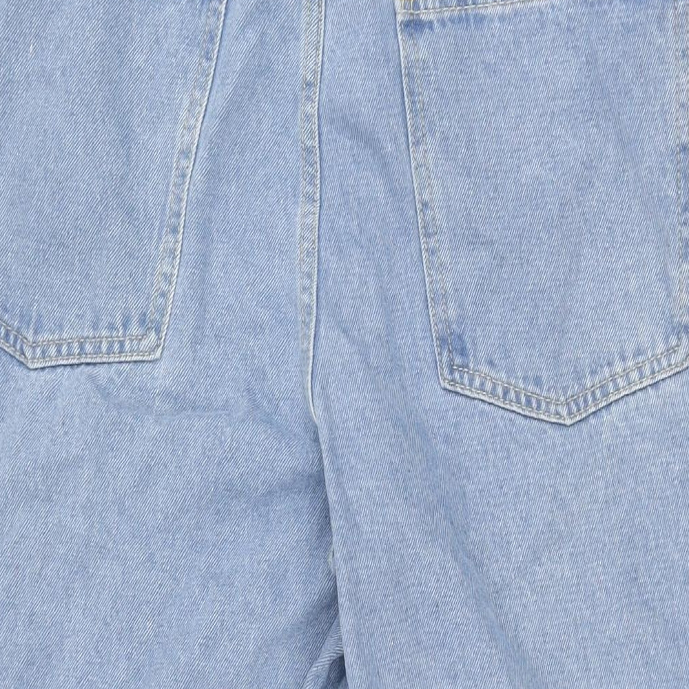 Cider Womens Blue Cotton Wide-Leg Jeans Size XL L28.5 in Regular Zip
