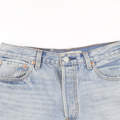 Levi's Mens Blue Cotton Bermuda Shorts Size 30 in L8 in Regular Zip