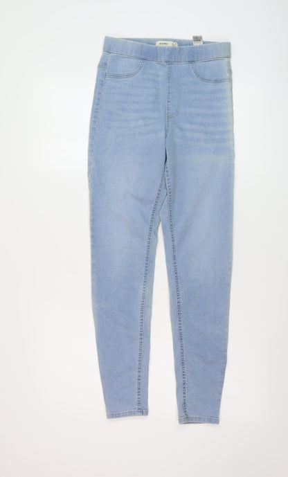 Womens UK Size 8 Marks and Spencer Regular Fit Jegging Blue Jeans
